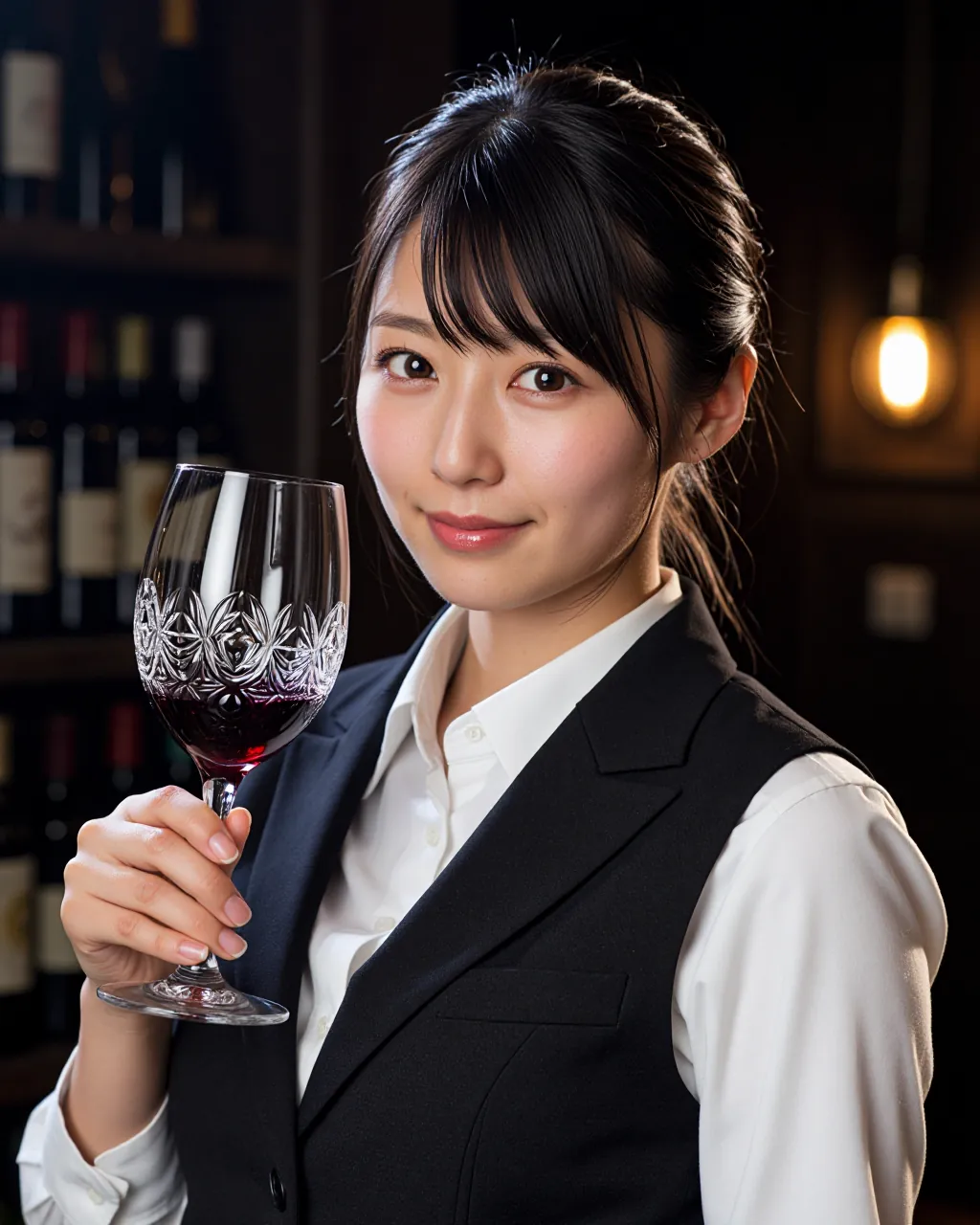 ソムリエ 白石 葵の肖像