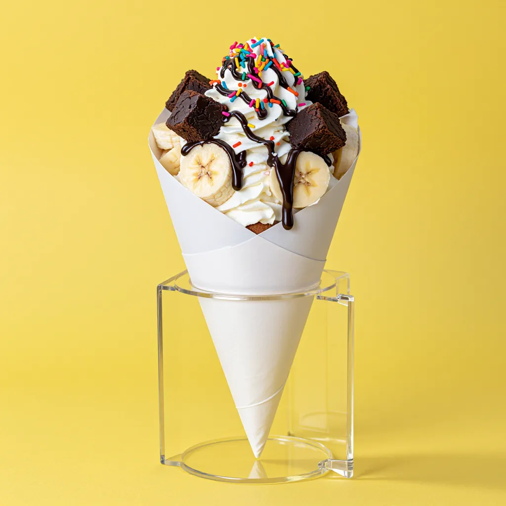 チョコバナナブラウニークレープ