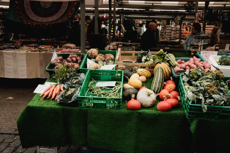 野菜の屋台