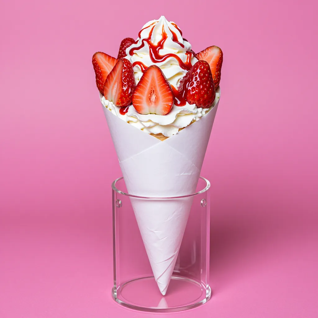 いちご生クリームクレープ